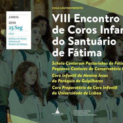 Santuário de Fátima organiza VIII Encontro de Coros Infantis